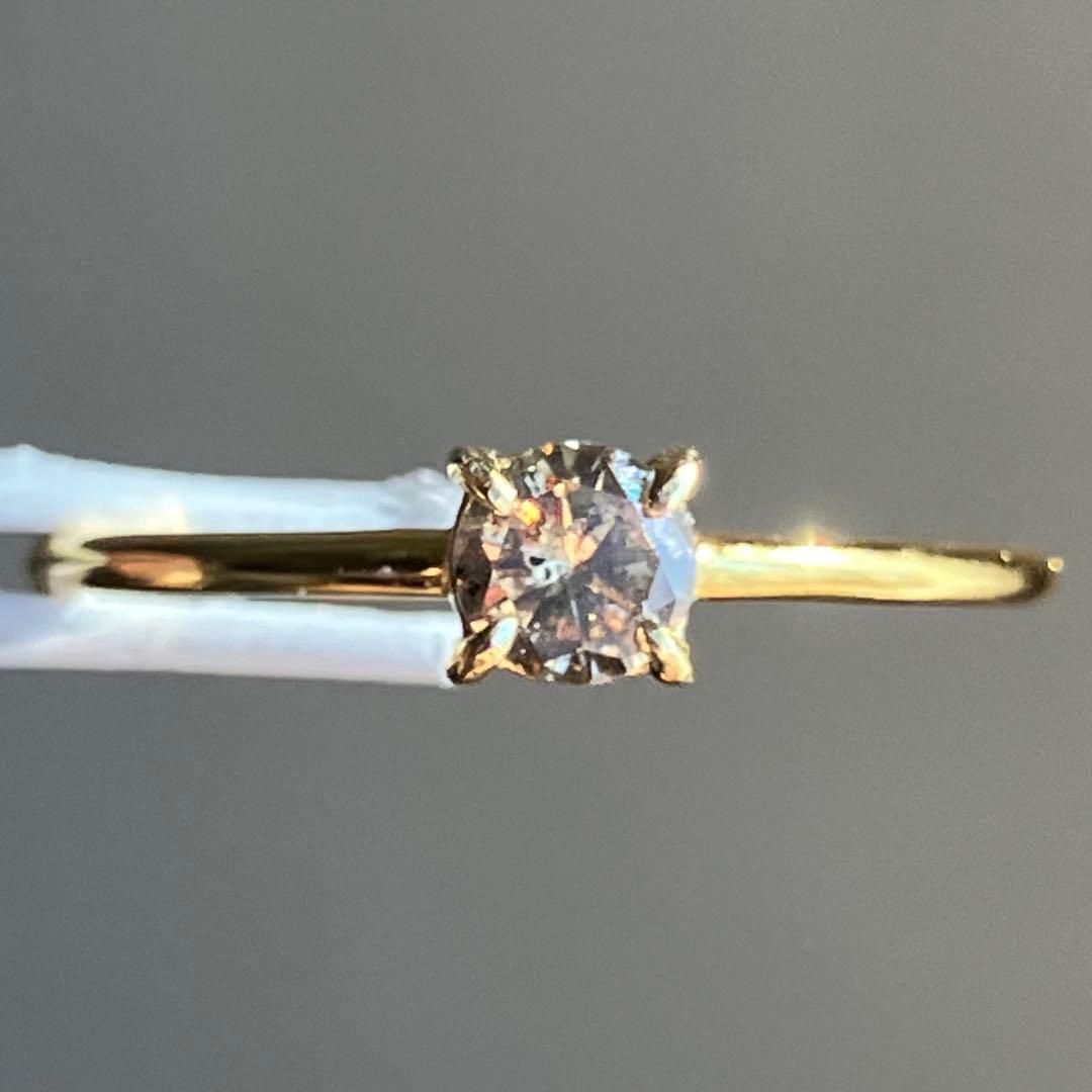 【むむさまご確認用】ブラウンダイヤモンドのファセットリング260110