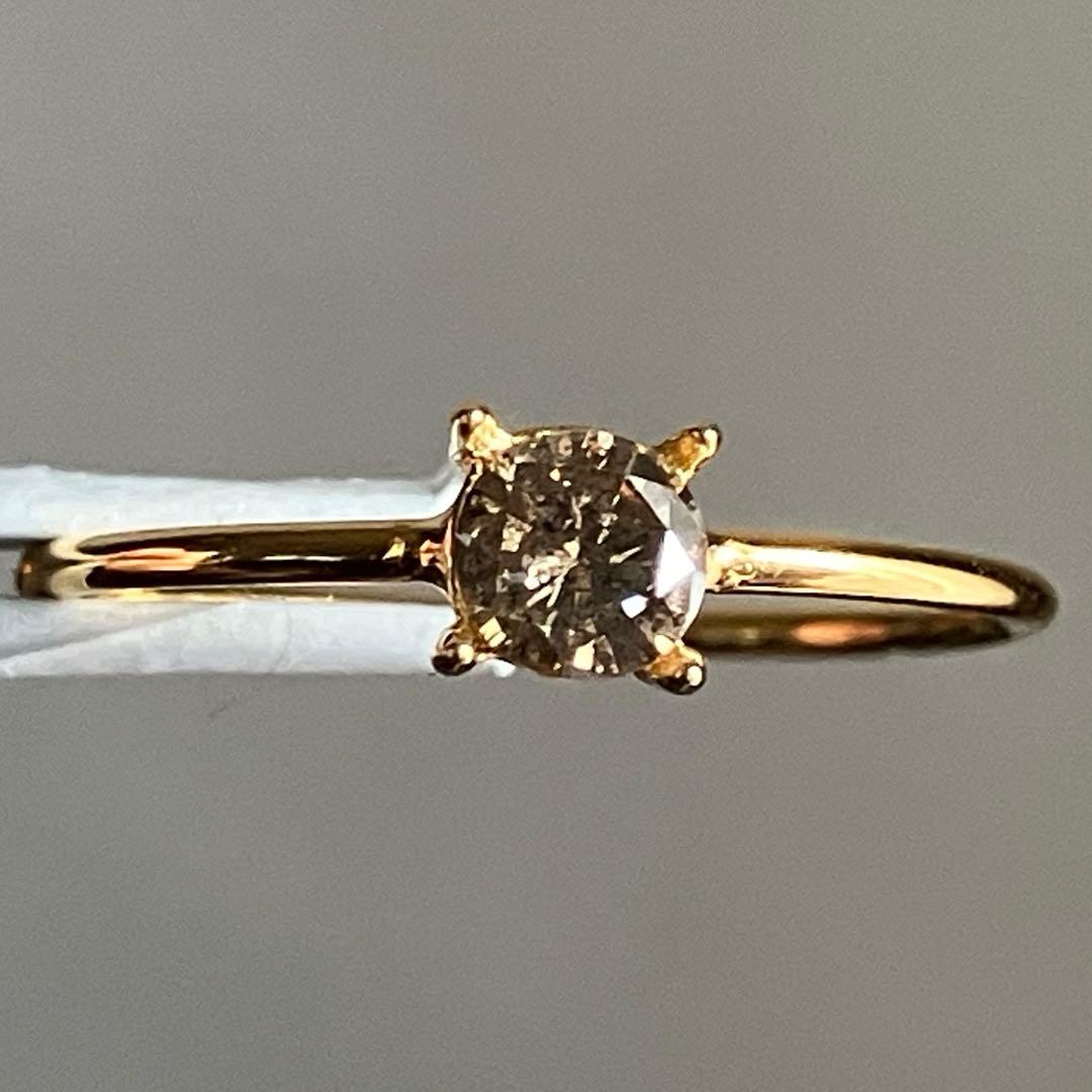 【むむさまご確認用】ブラウンダイヤモンドのファセットリング260110