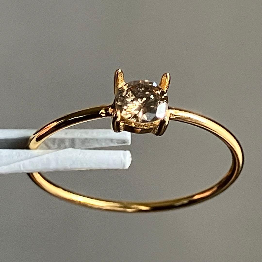 【むむさまご確認用】ブラウンダイヤモンドのファセットリング260110