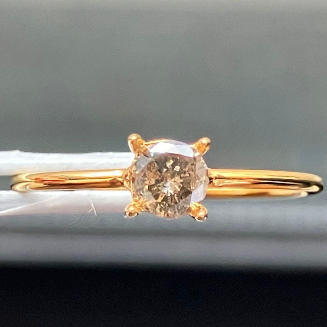 【むむさまご確認用】ブラウンダイヤモンドのファセットリング260110