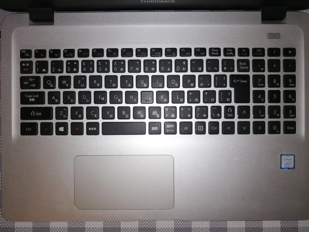 第8世代 i7搭載スタイリッシュノートPC　THIRDWAVE DX-KS F7