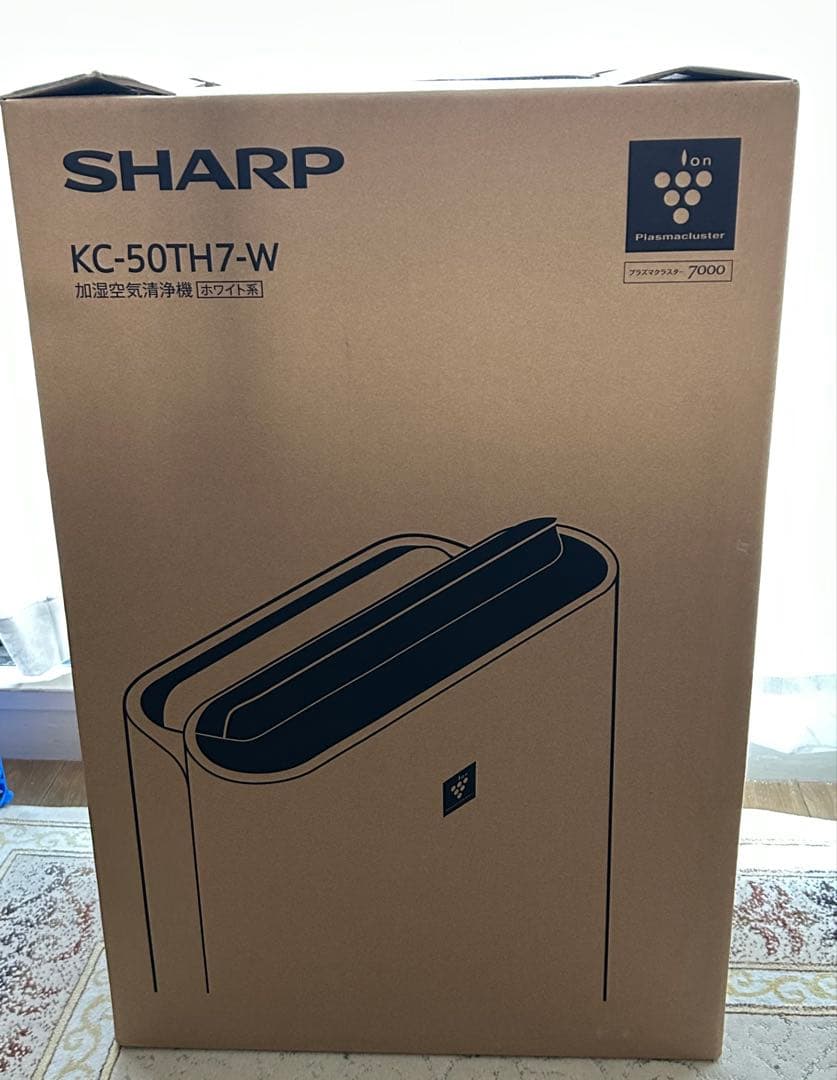 【新品未開封】SHARP KC-50TH7-W 加湿空気清浄機