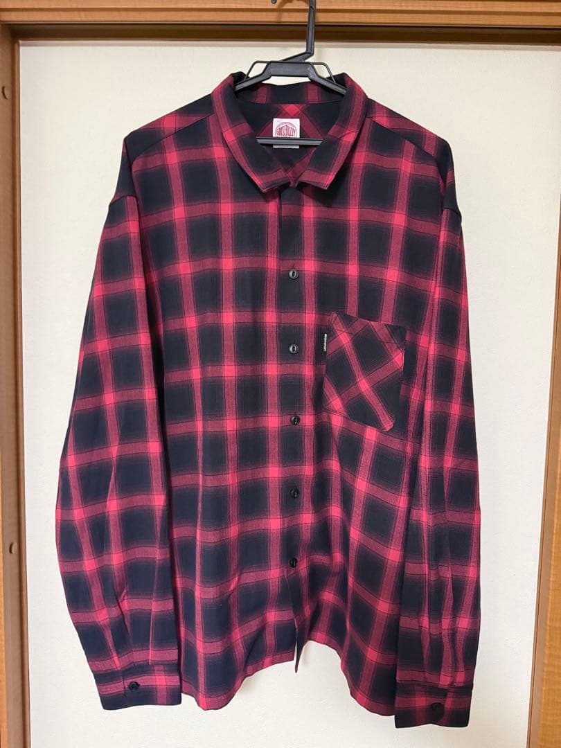 トップス  BUZZY 25AW OMBRE CHECK SHIRT XL