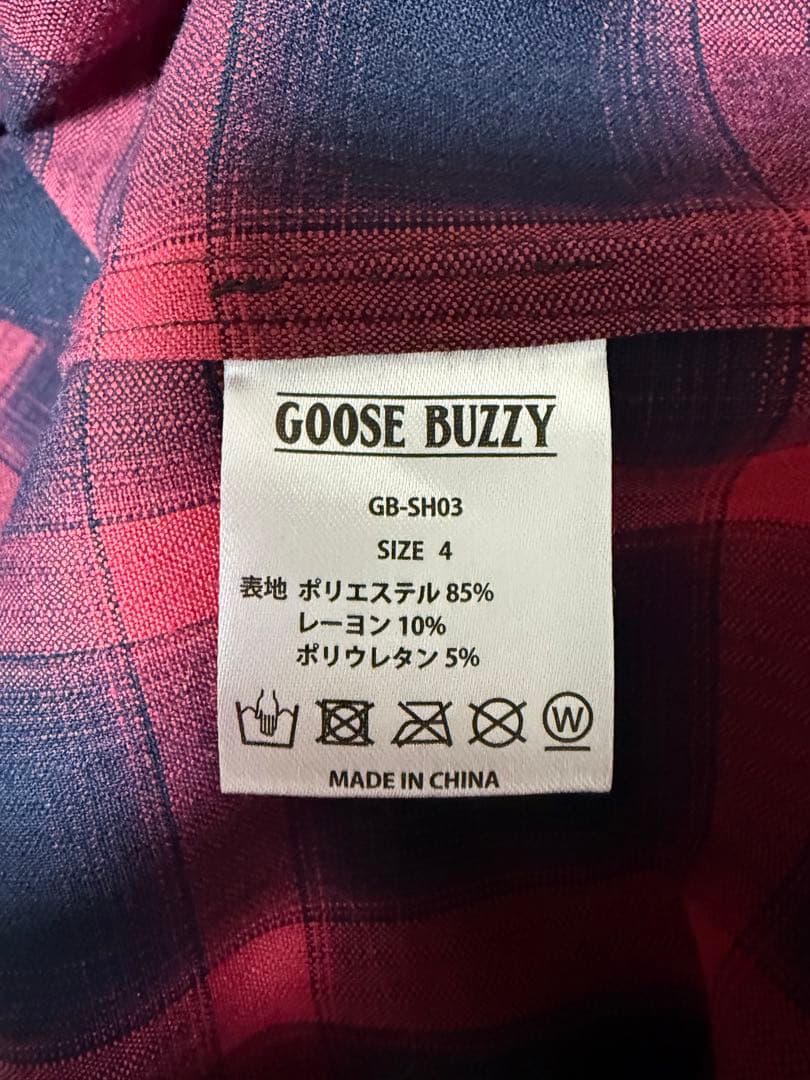 トップス  BUZZY 25AW OMBRE CHECK SHIRT XL