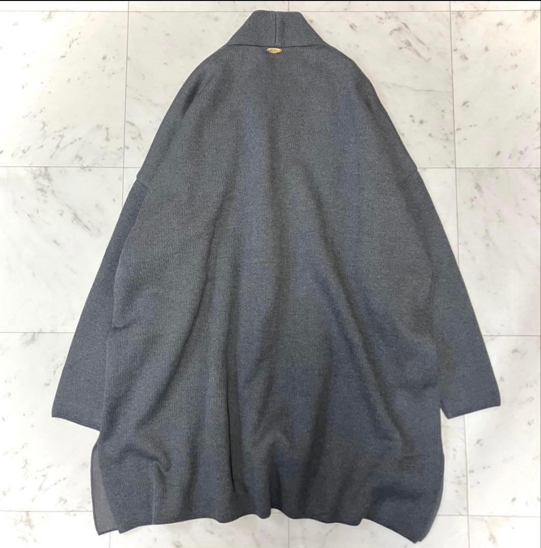 ドゥーズィエムクラス Twins cottonショートガウン コットン グレー