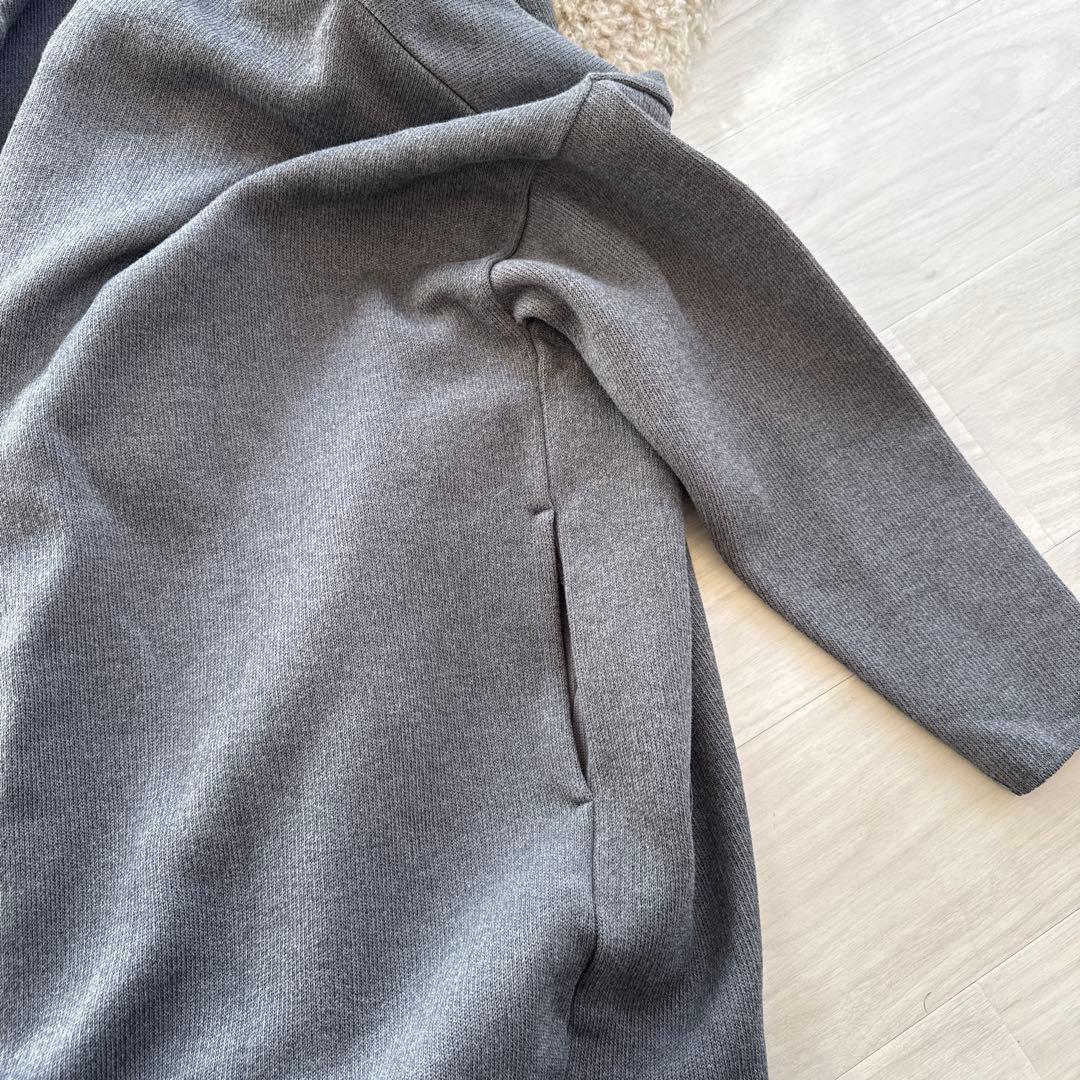 ドゥーズィエムクラス Twins cottonショートガウン コットン グレー