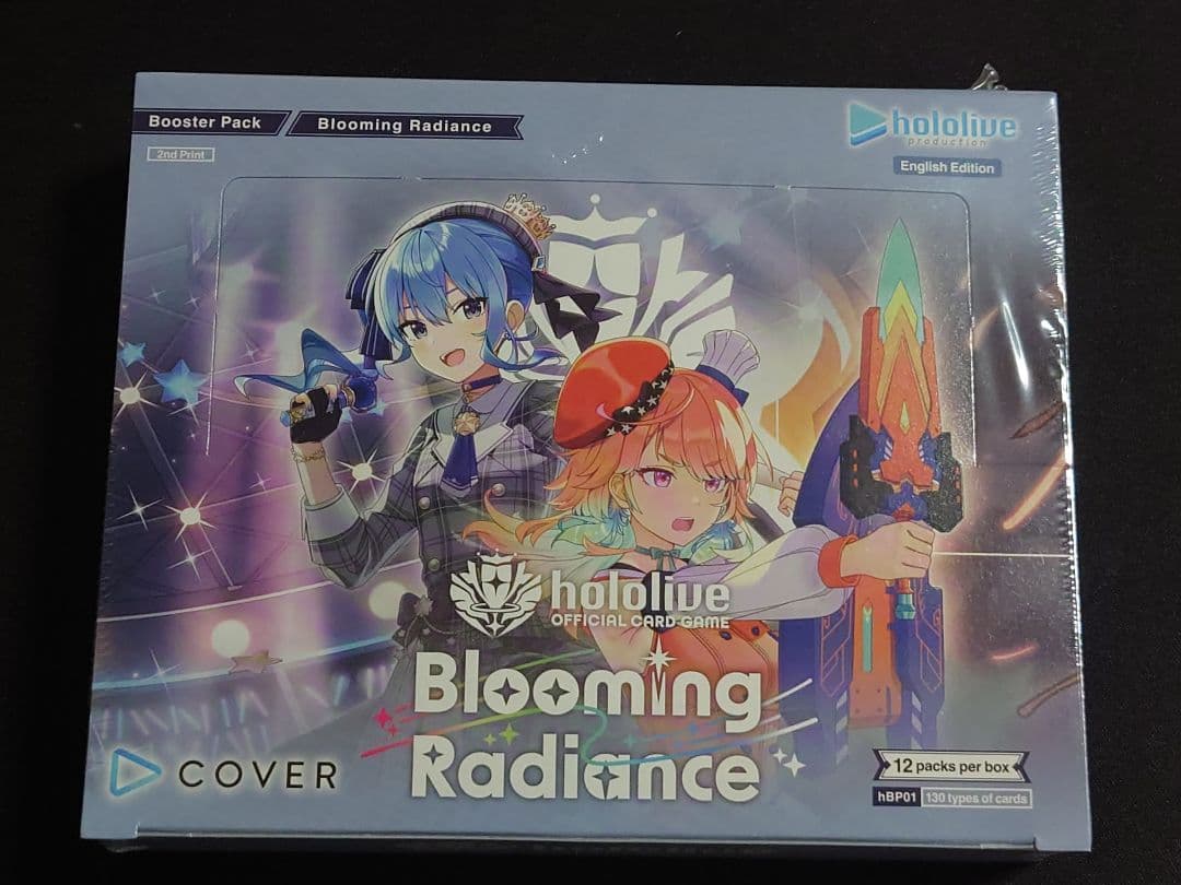 ホロライブ ブルーミングレディアンス 英語版 box 2nd print