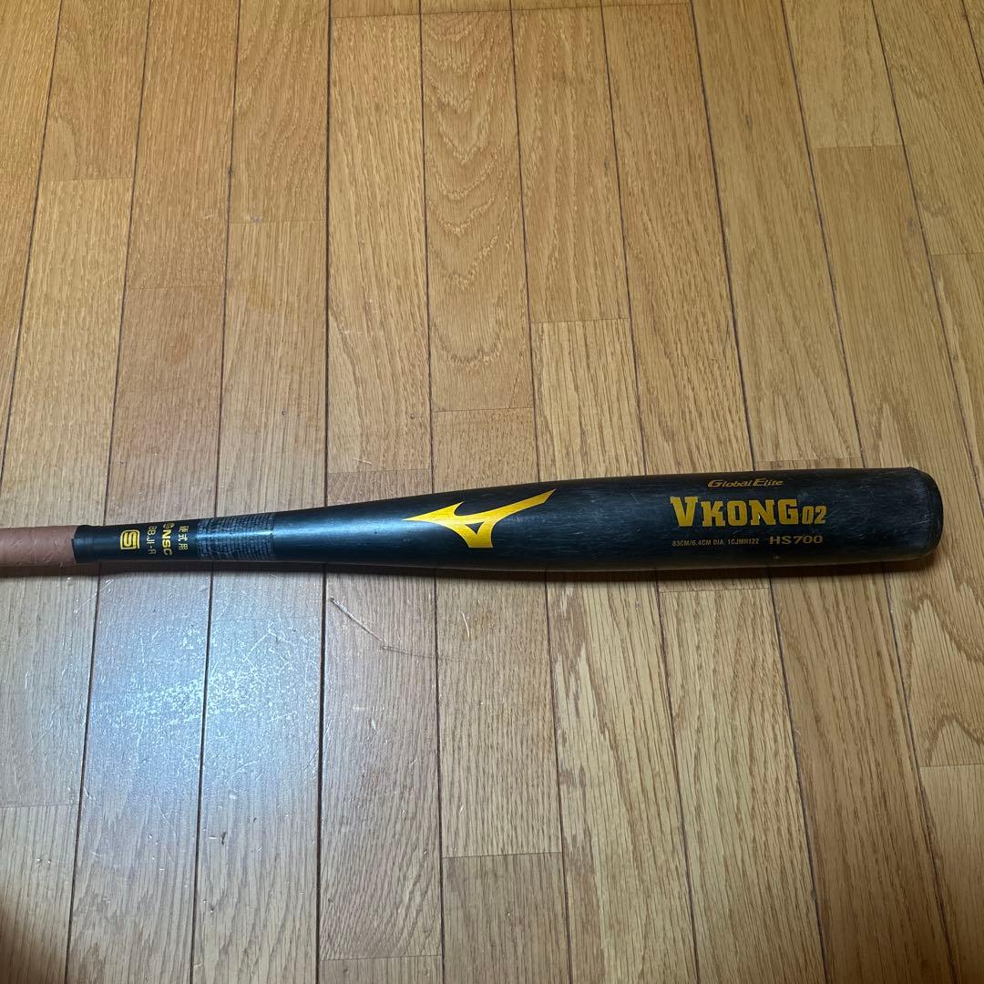 ミズノVコング02 硬式金属バット83cm低反発モデル高校野球対応現在値下げ中‼️