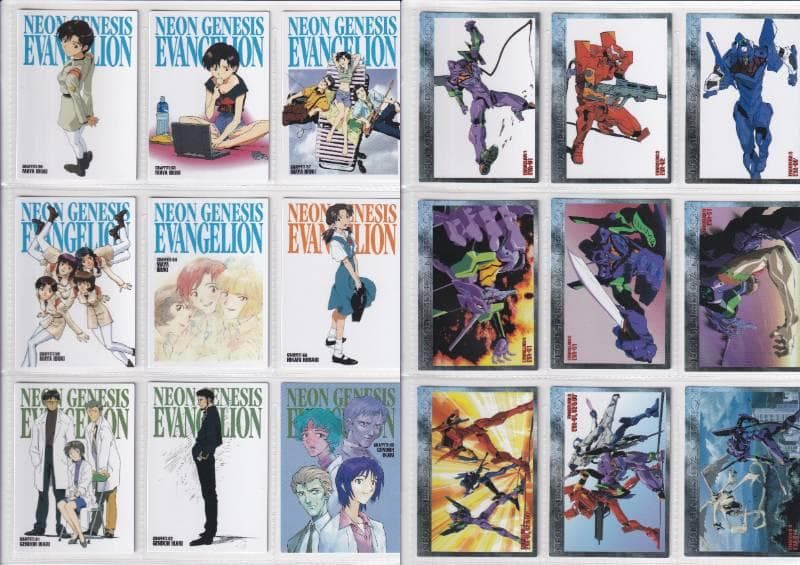 エヴァンゲリオン　カードダスマスターズ参集　３集　全種フルコンプ　バインダー付