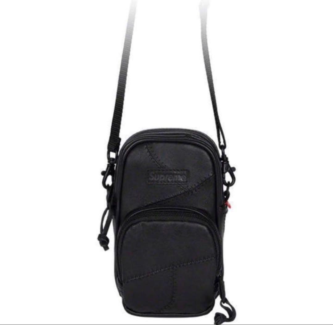 バッグ supreme Patchwork Leather Shoulder Bag