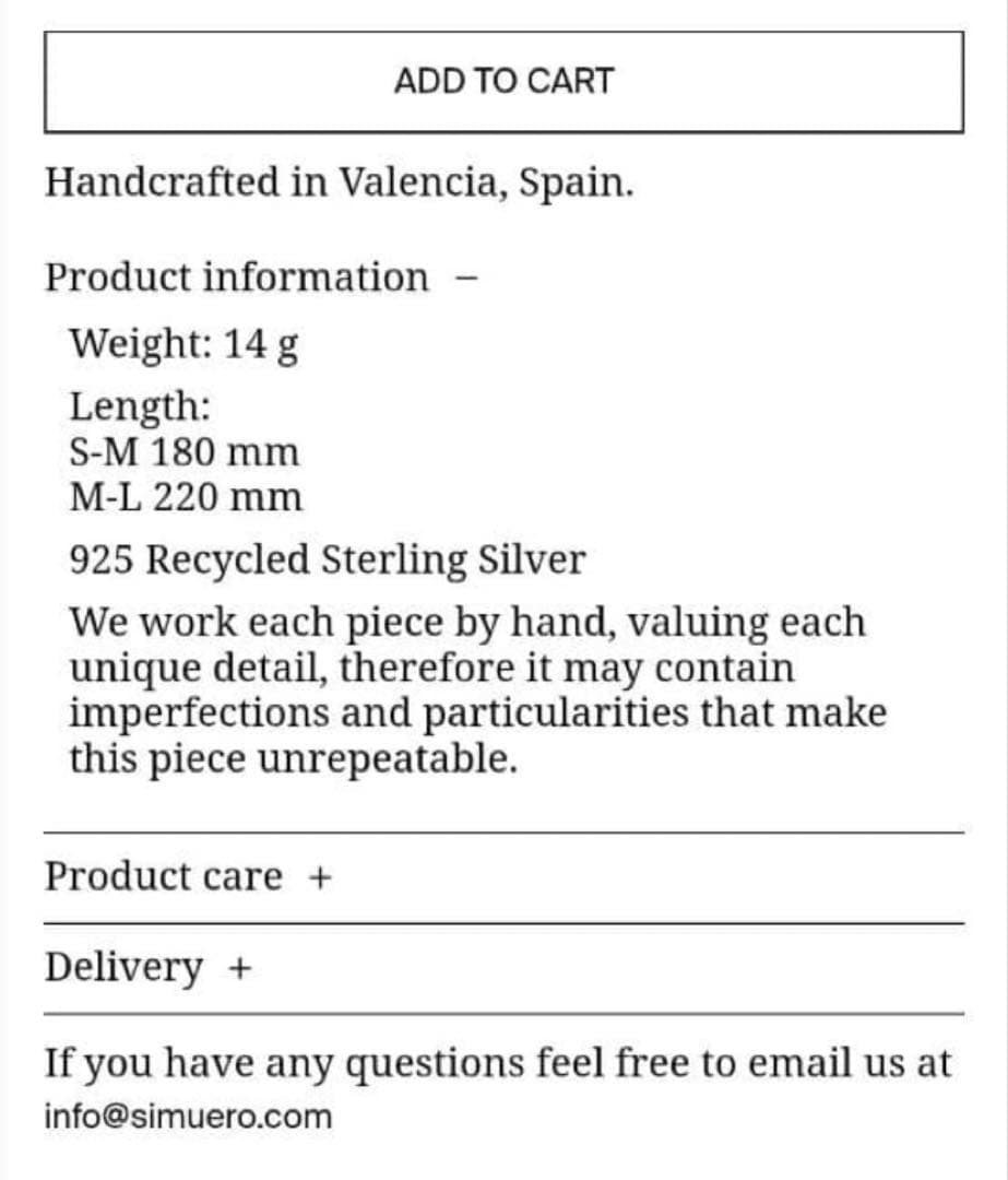 Simuero 925スターリングシルバーブレスレット　ours モーガン蔵人