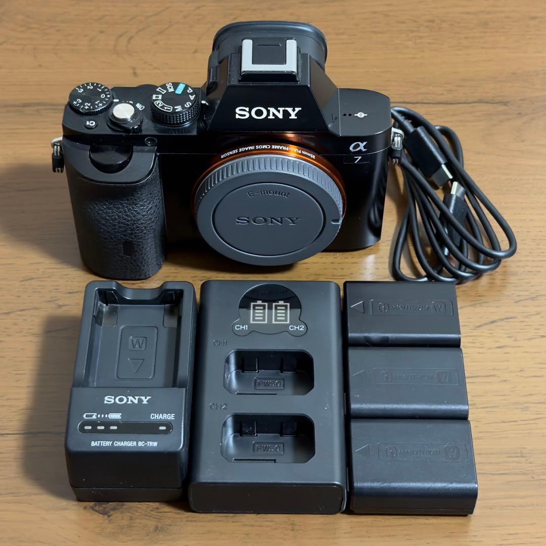 ◆ショット数:5,012回◆ Sony ILCE-7 α7 バッテリー3個