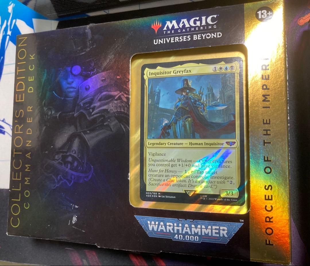 MTG コレクターズエディション 統率者デッキ ウォーハンマー 英語版 4種