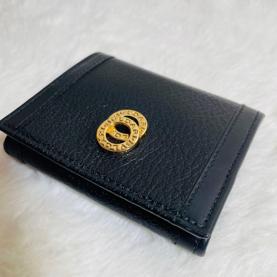 新品未使用　BVLGARI 箱付ドッピオトンド　ケース　ブラック　希少