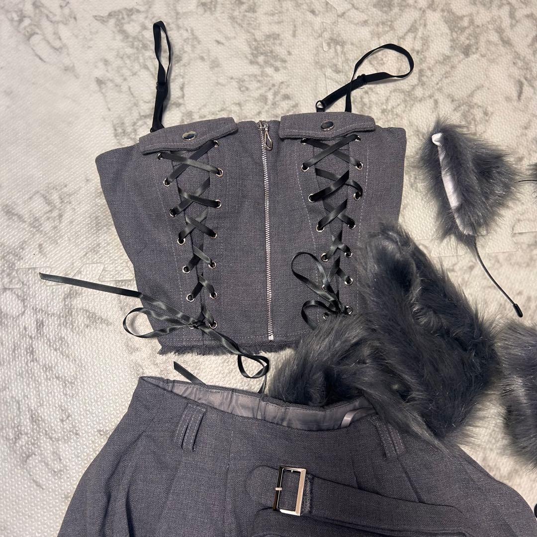 Sugar×ソウメイ レースアップオオカミセットアップ Mサイズ