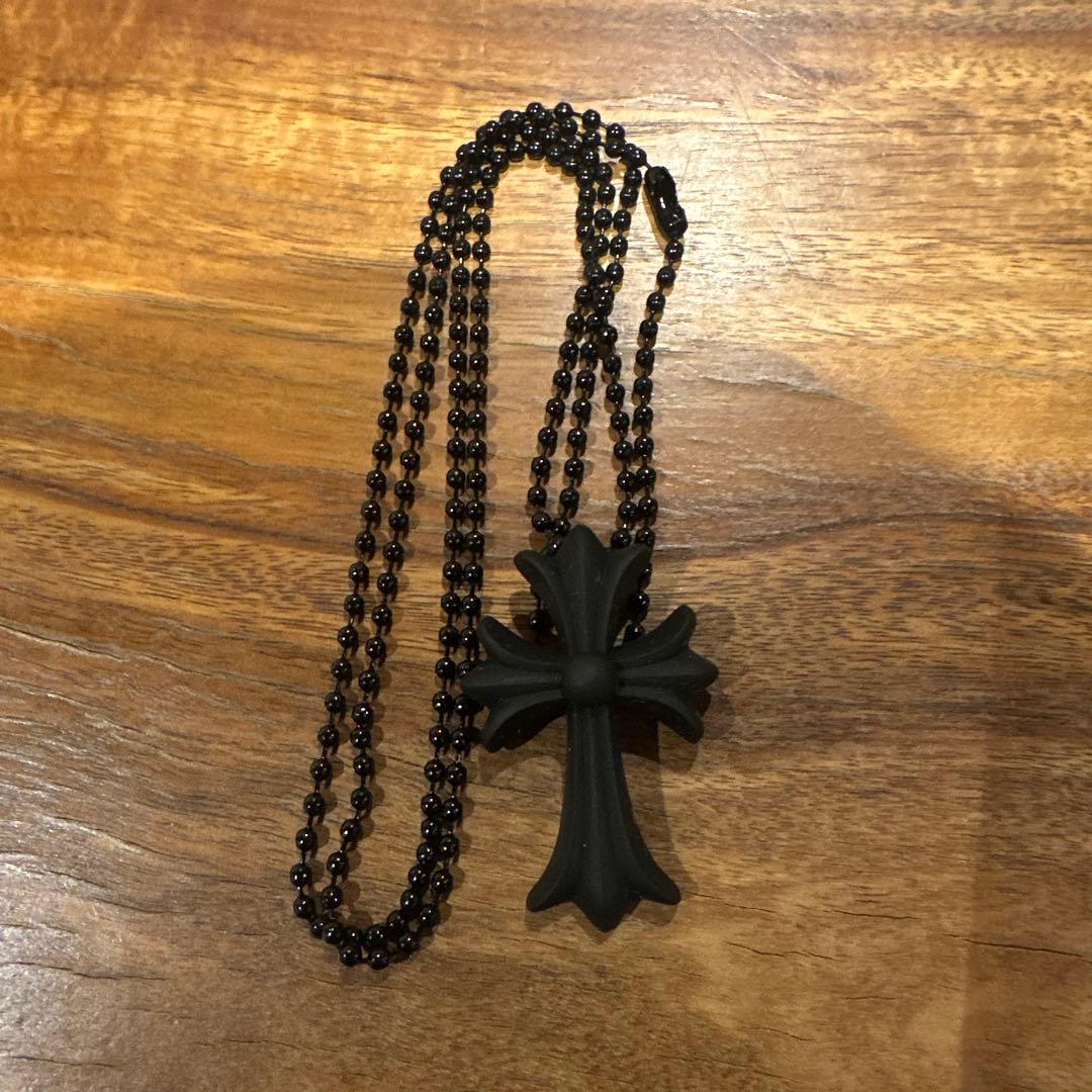 CHROME HEARTS クロムハーツ ラバー クロスネックレス