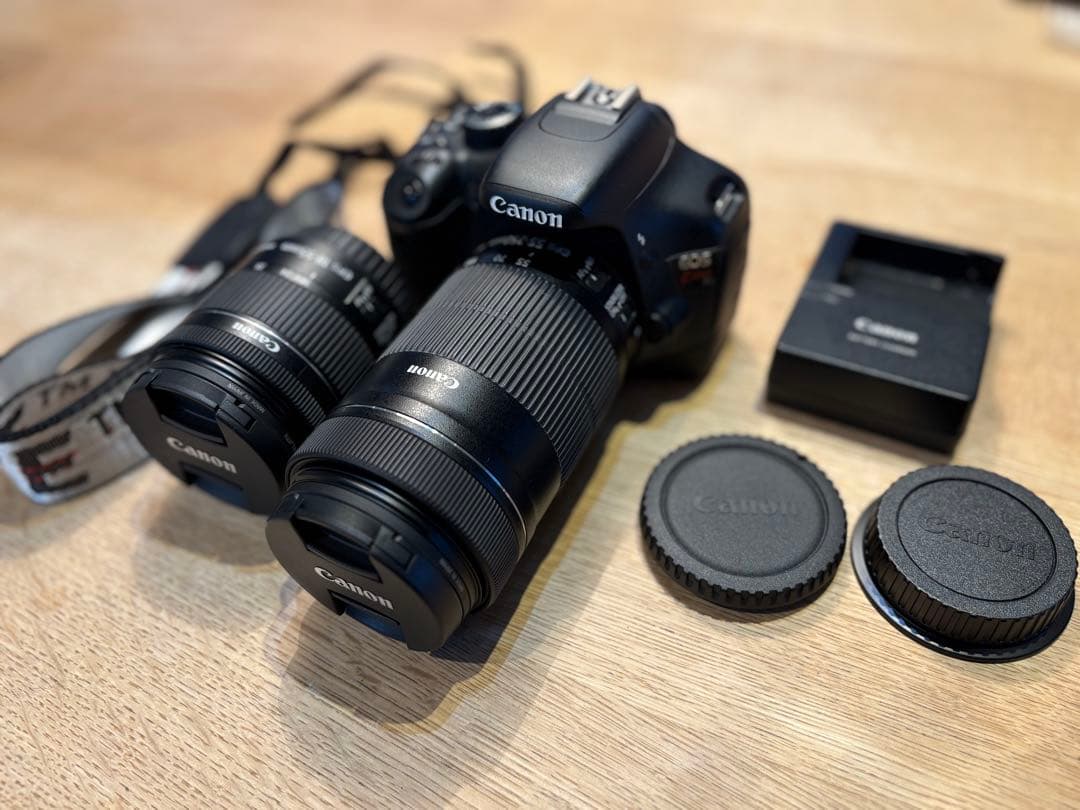 Canon EOS kissx4一眼レフカメラ レンズ2本付き56