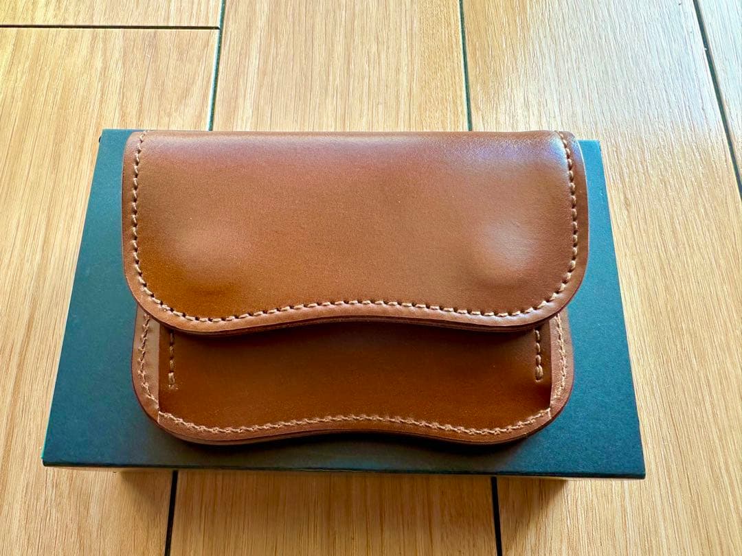 【美品】ラストクロップス　タング　シェルコードバン　バーボンカラー