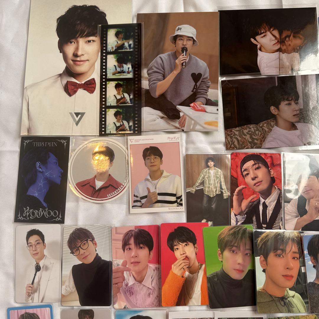 SEVENTEEN ウォヌ　WONWOO トレカ　ポストカード　まとめ売り　特典