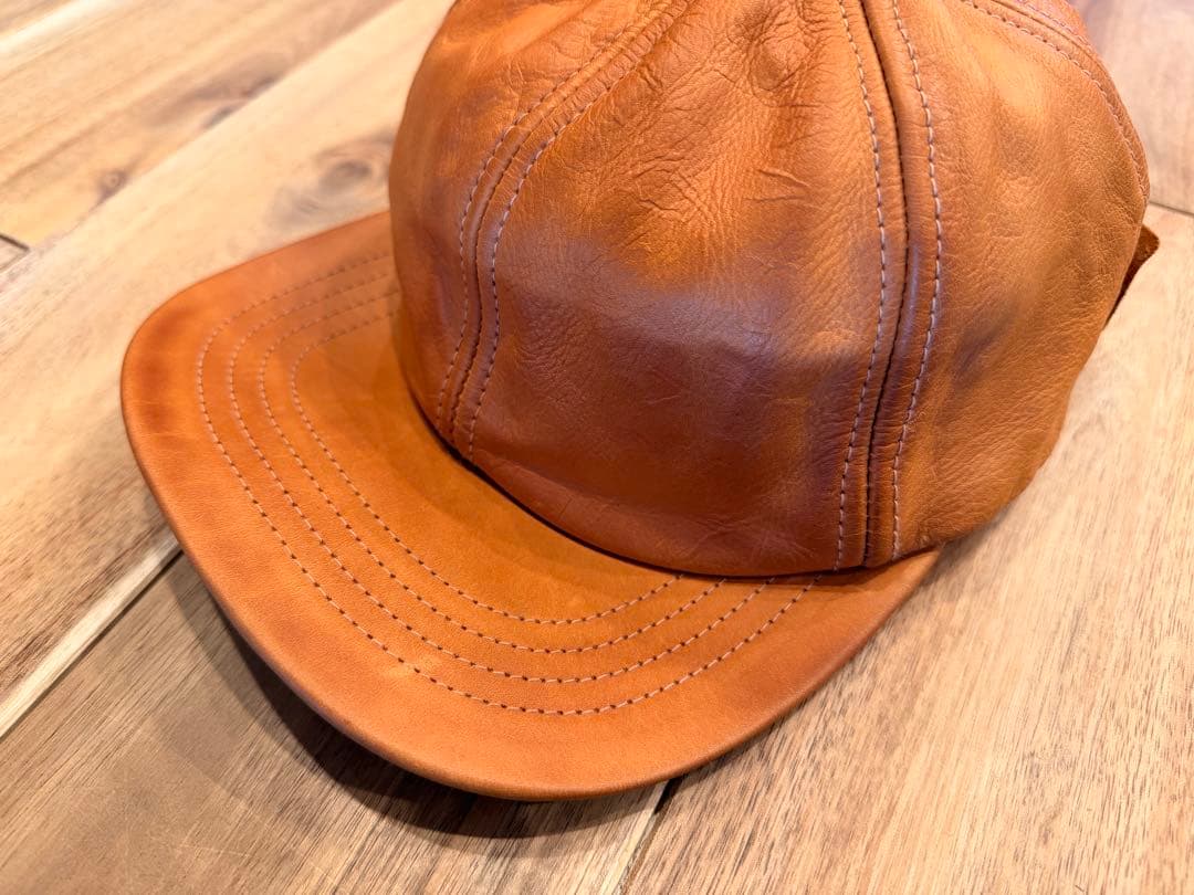 r*h様 天神ワークス Tenjin Works レザートラッカーキャップ 茶