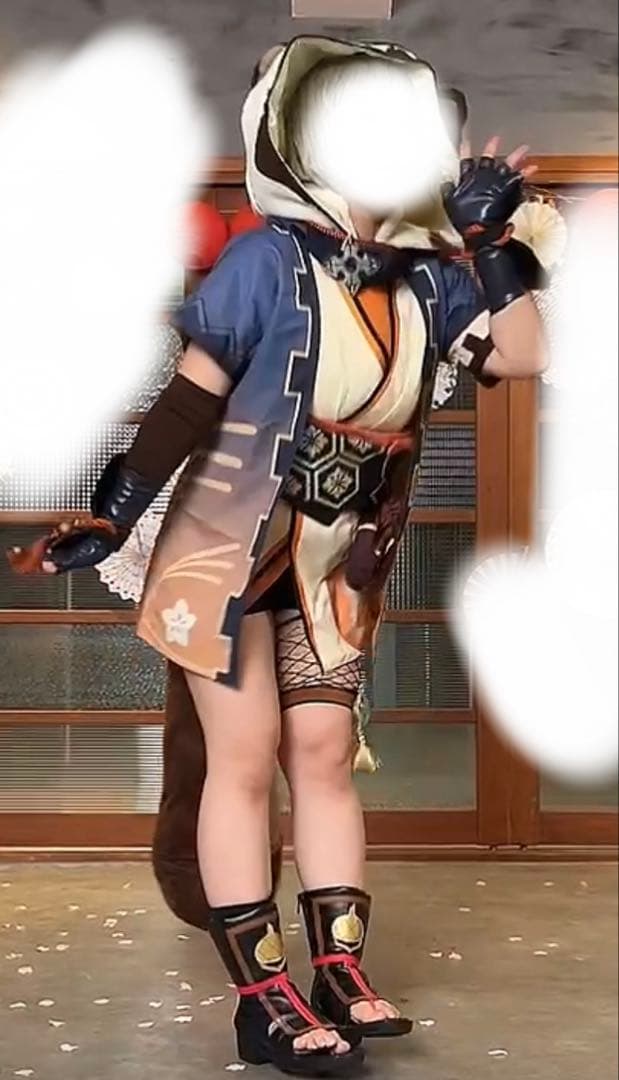 原神 早柚 コスプレ衣装 フルセット 女性M 三分妄想製