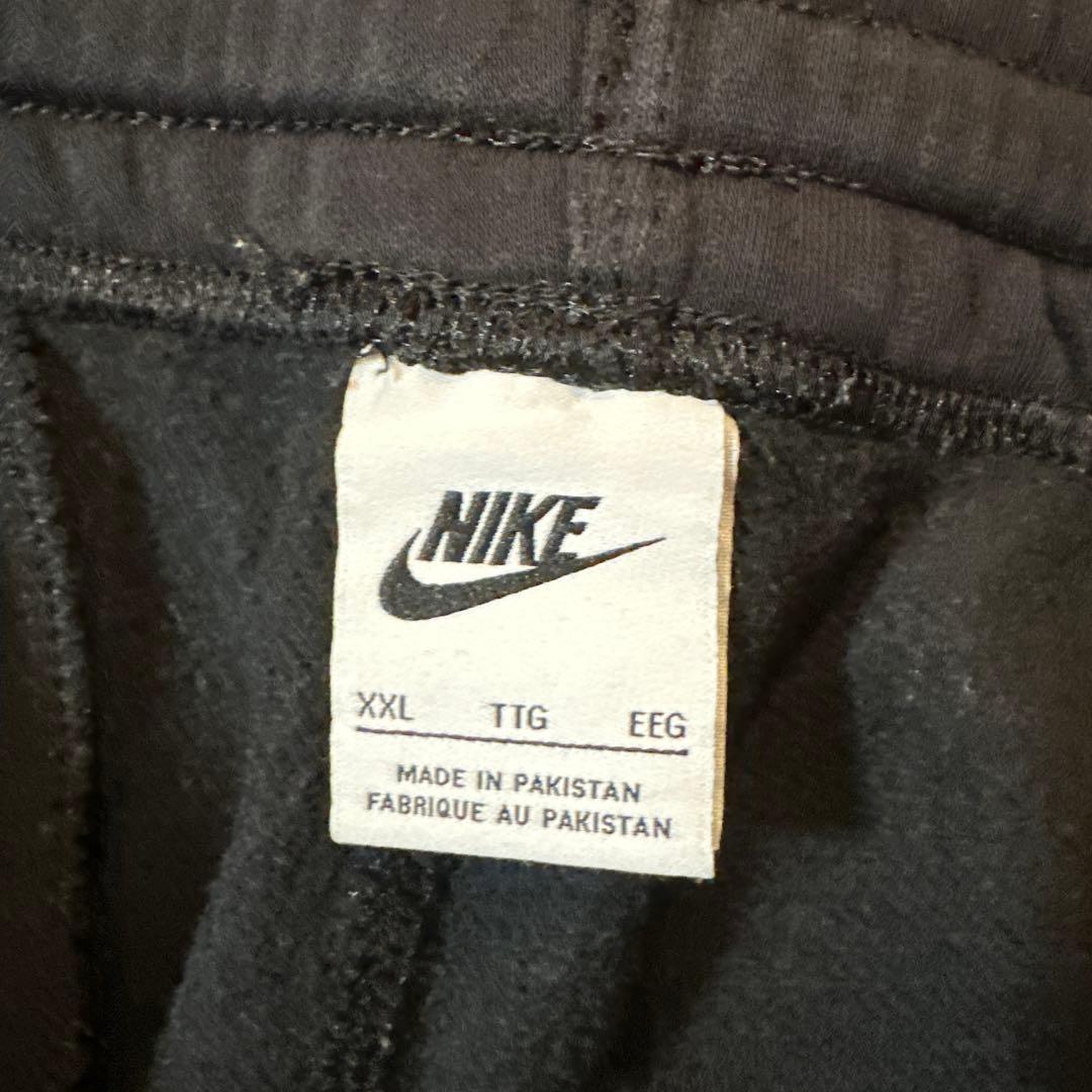 ナイキ 黒 スウェット セットアップ 裏起毛 XLサイズ