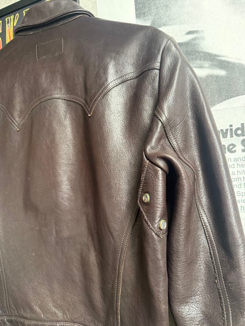 RRL 世界限定50着 ウエスタンレザージャケット シリアルNo.12