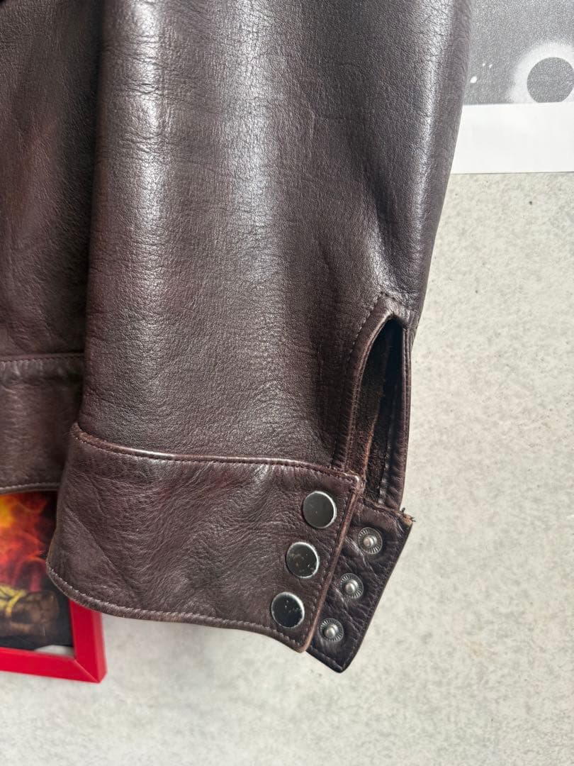 RRL 世界限定50着 ウエスタンレザージャケット シリアルNo.12