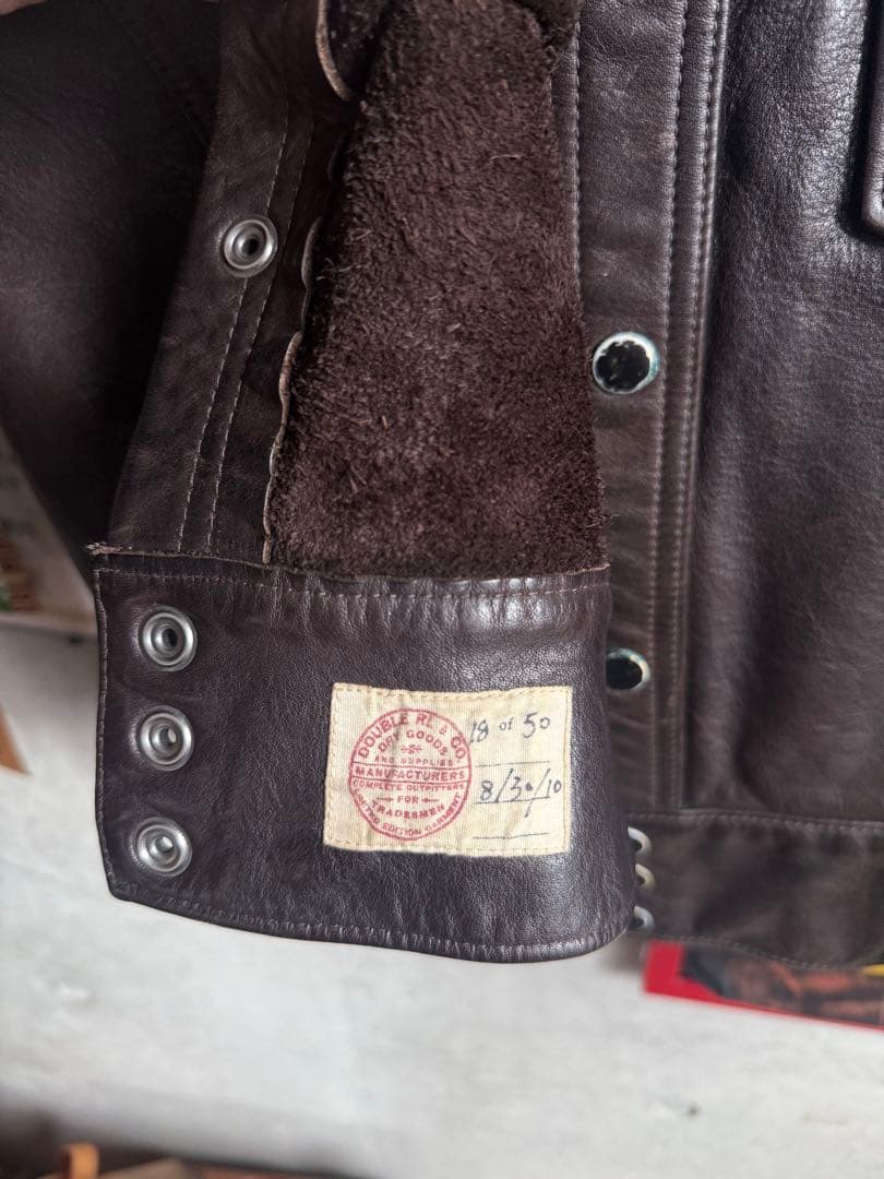 RRL 世界限定50着 ウエスタンレザージャケット シリアルNo.12