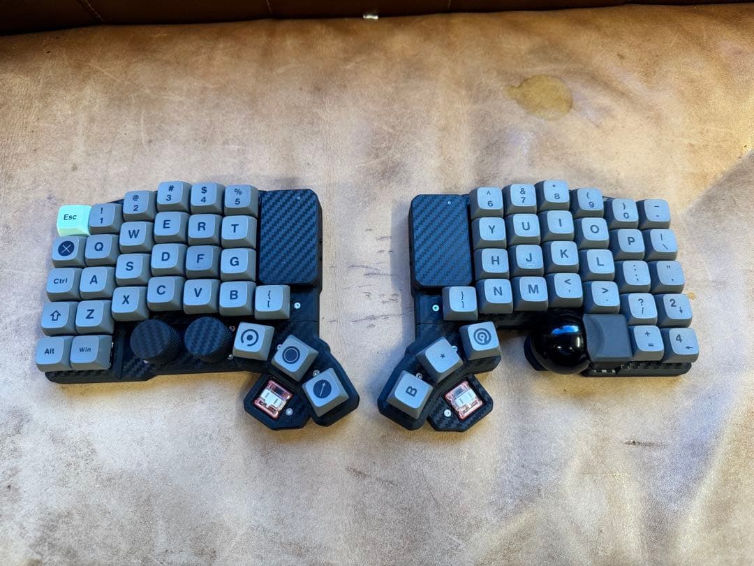 mtk64ebt Rev.3 分割キーボード 無線タイプ