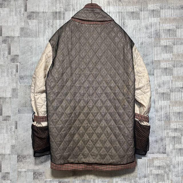 【11.5万円】mister it. リバーシブル2WAY中綿キルティングコート