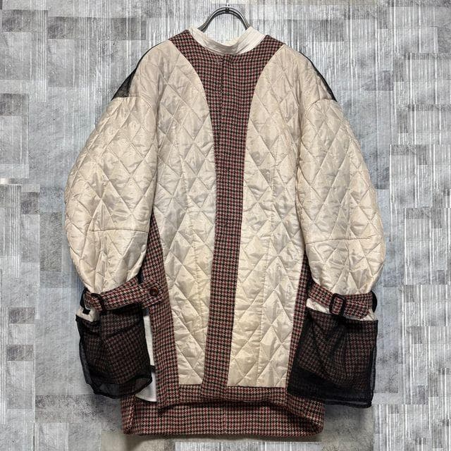 【11.5万円】mister it. リバーシブル2WAY中綿キルティングコート