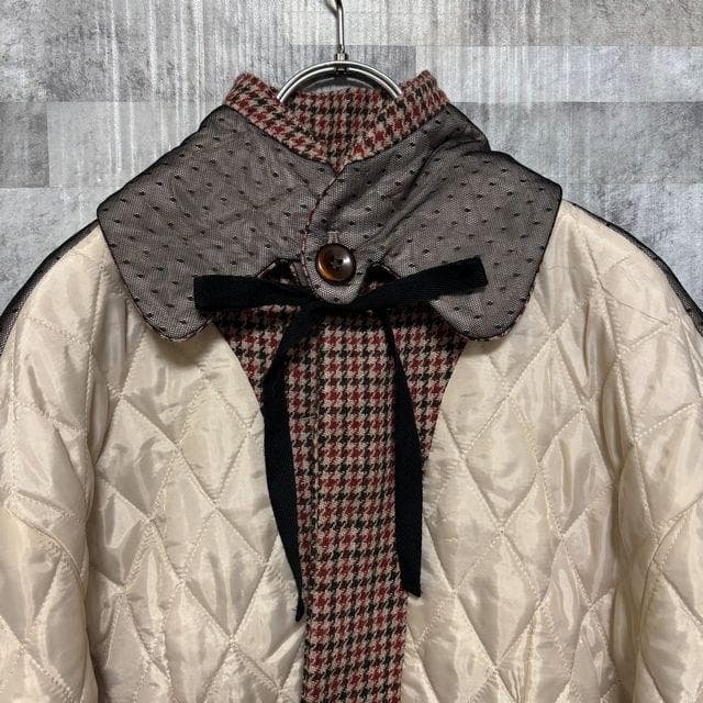 【11.5万円】mister it. リバーシブル2WAY中綿キルティングコート