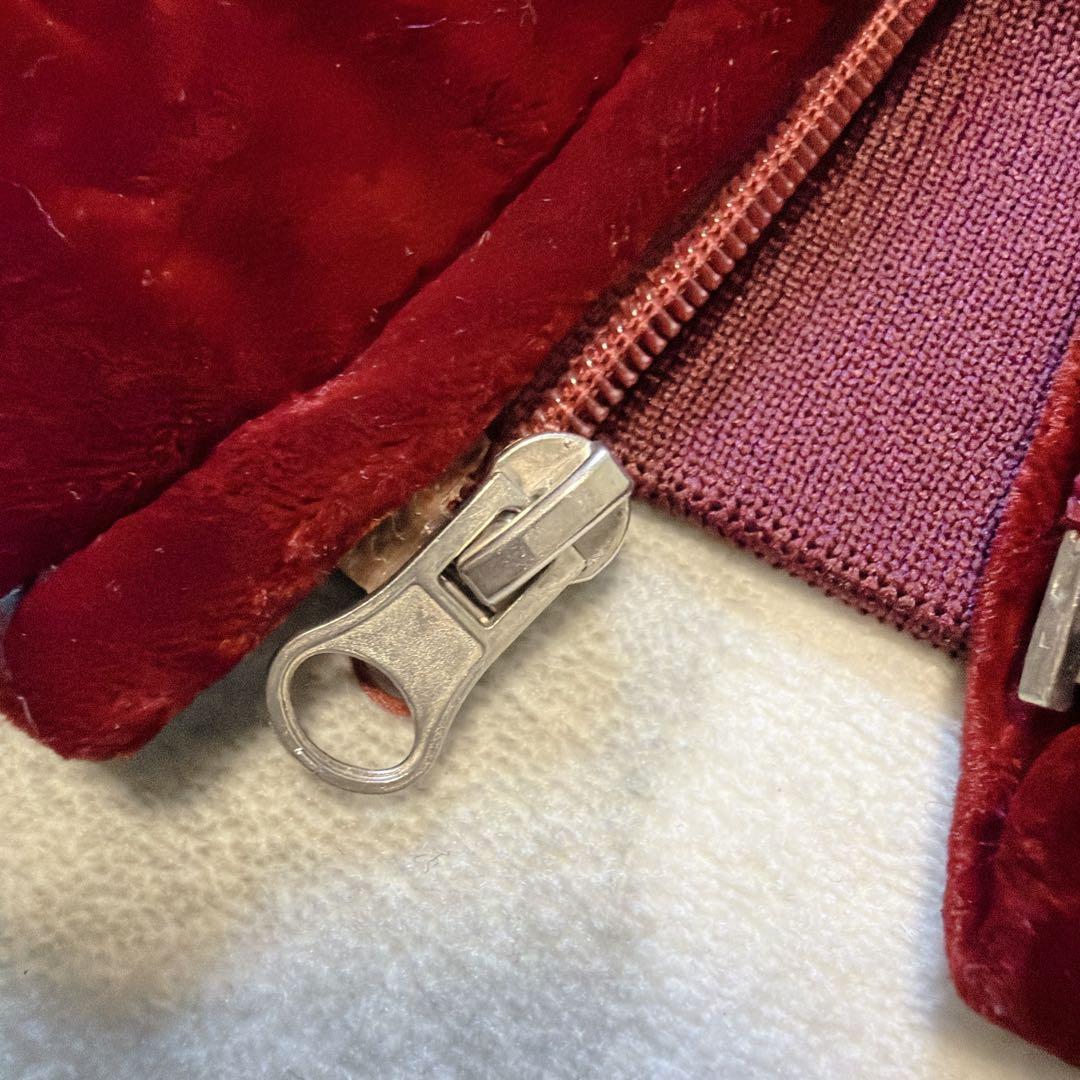 【極美品】 90s スカジャン 別珍 龍刺繍 スーベニアジャケット レッド