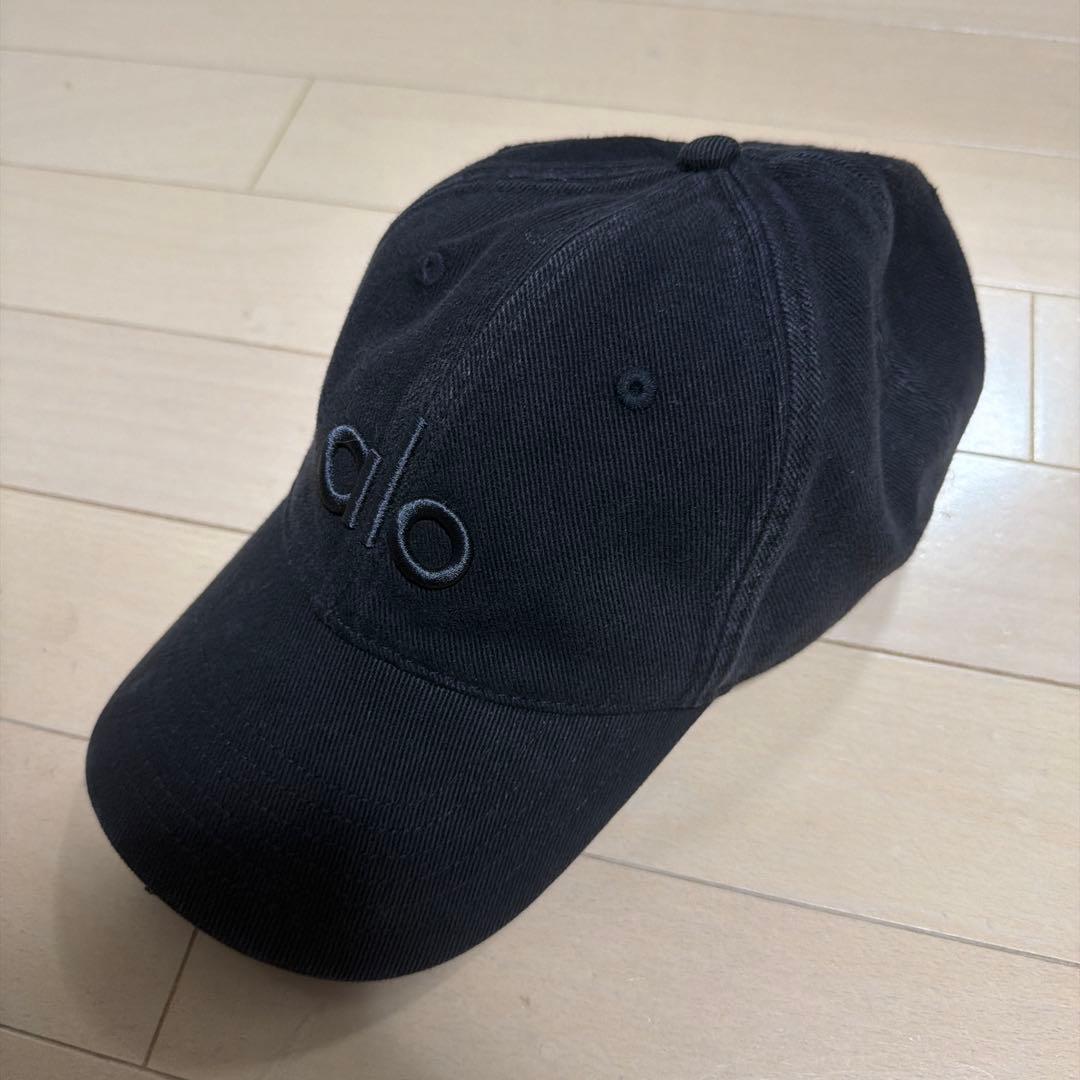 帽子 alo Washed Off-Duty Cap - Vintage Black