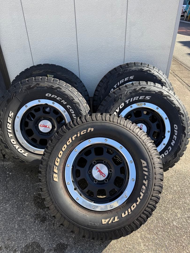 US TRD 純正16インチ タイヤ・ホイールセット５本セット
