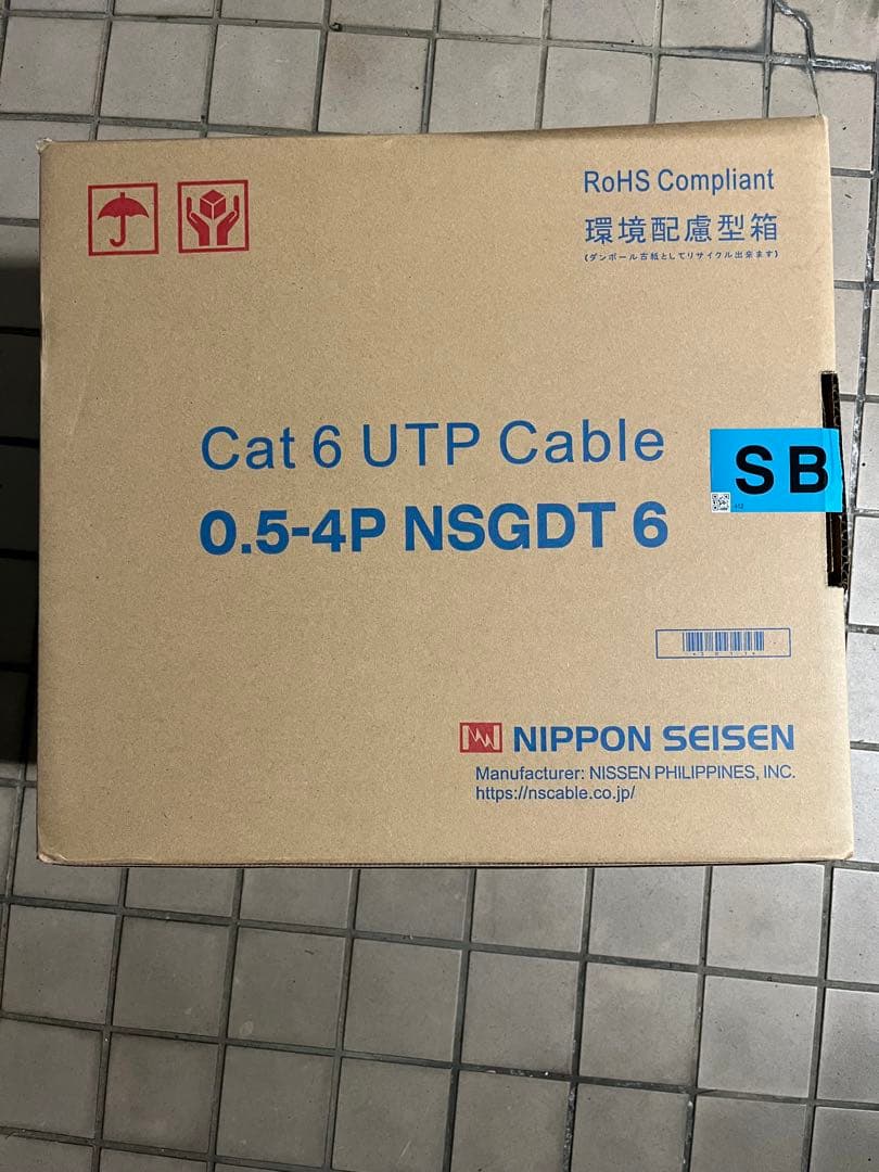 PCケーブル・コネクタ Cat 6 UTP Cable 300m NSGDT 6