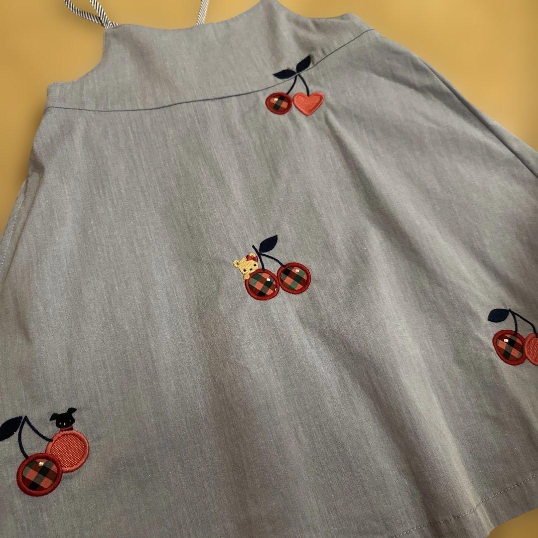 現行品　familiar ジャンパースカート　90