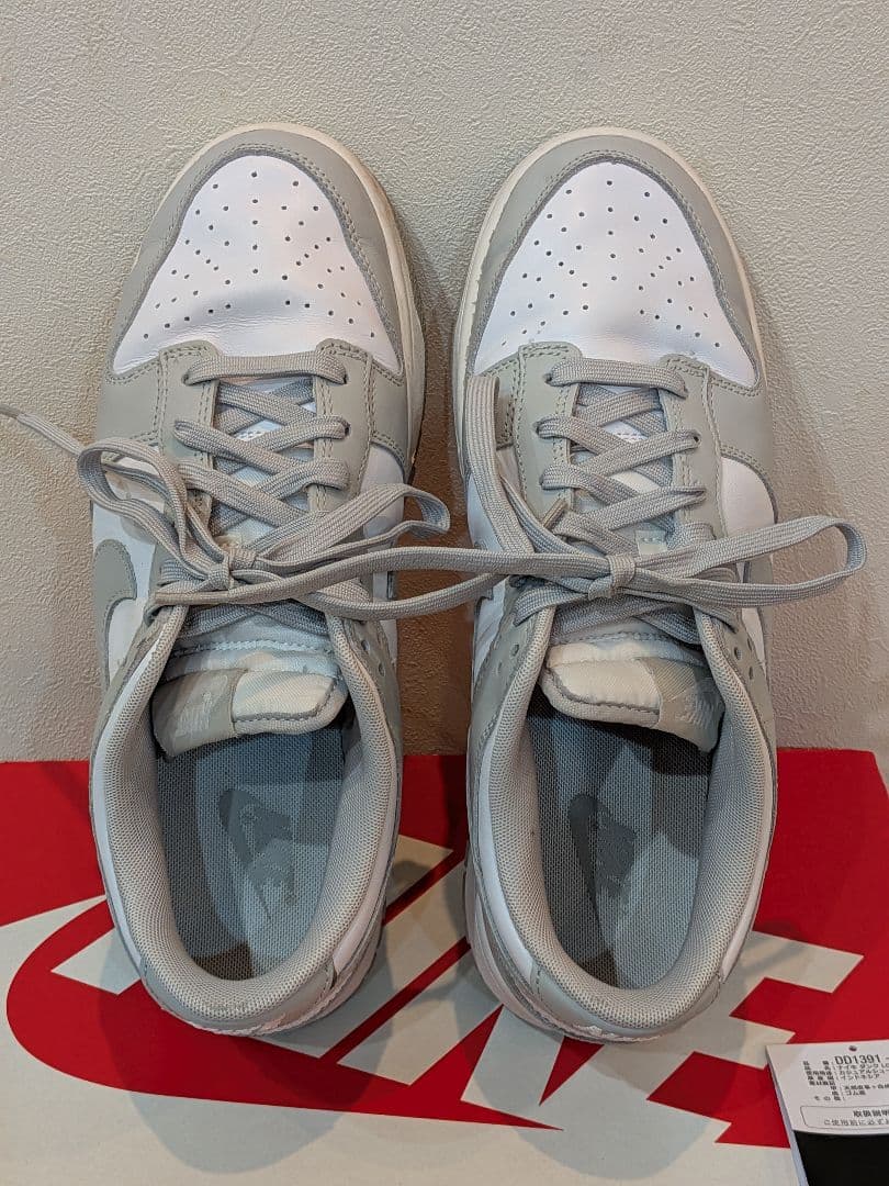 DUNK LOW \"GREY FOG\" ダンク ロー グレーフォグ　27.5cm