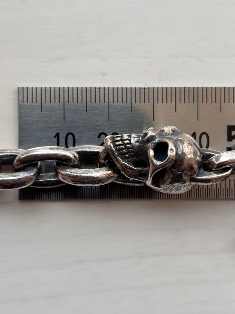 ガボール　ガボラトリー　生前2スカル　スモールオーバルリンクブレスレット