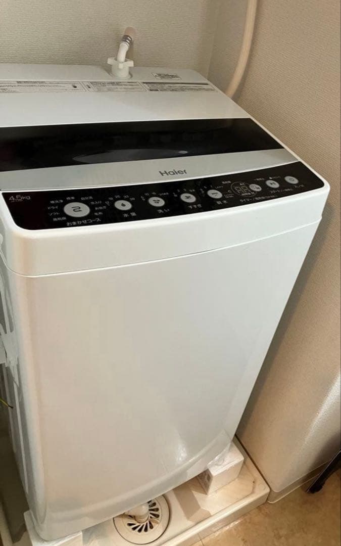 【匿名配送】ハイアール 全自動電気洗濯機　JW-C45D 2019年