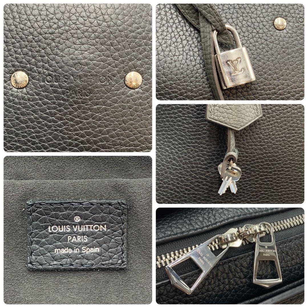 【未使用に近い】ルイヴィトン アルマンド ブリーフケースMM トリヨン ブラック