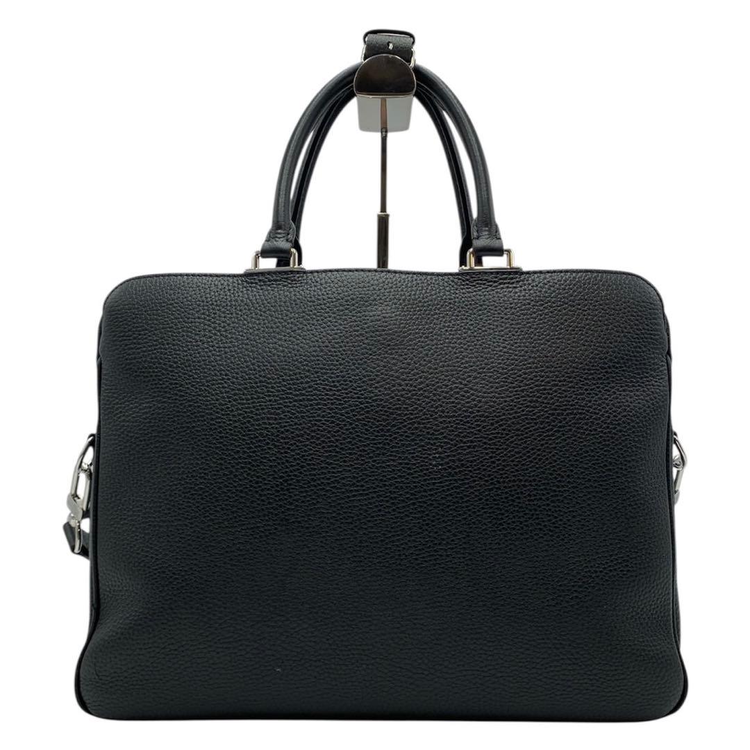 【未使用に近い】ルイヴィトン アルマンド ブリーフケースMM トリヨン ブラック