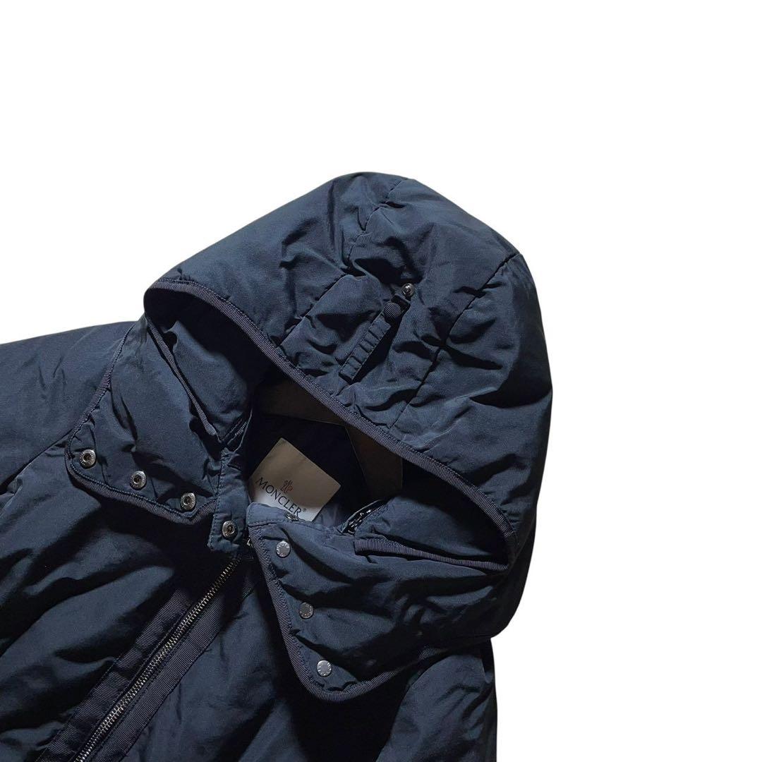 ①専用MONCLER モンクレール SAISSAC ロングダウンコート ブラック