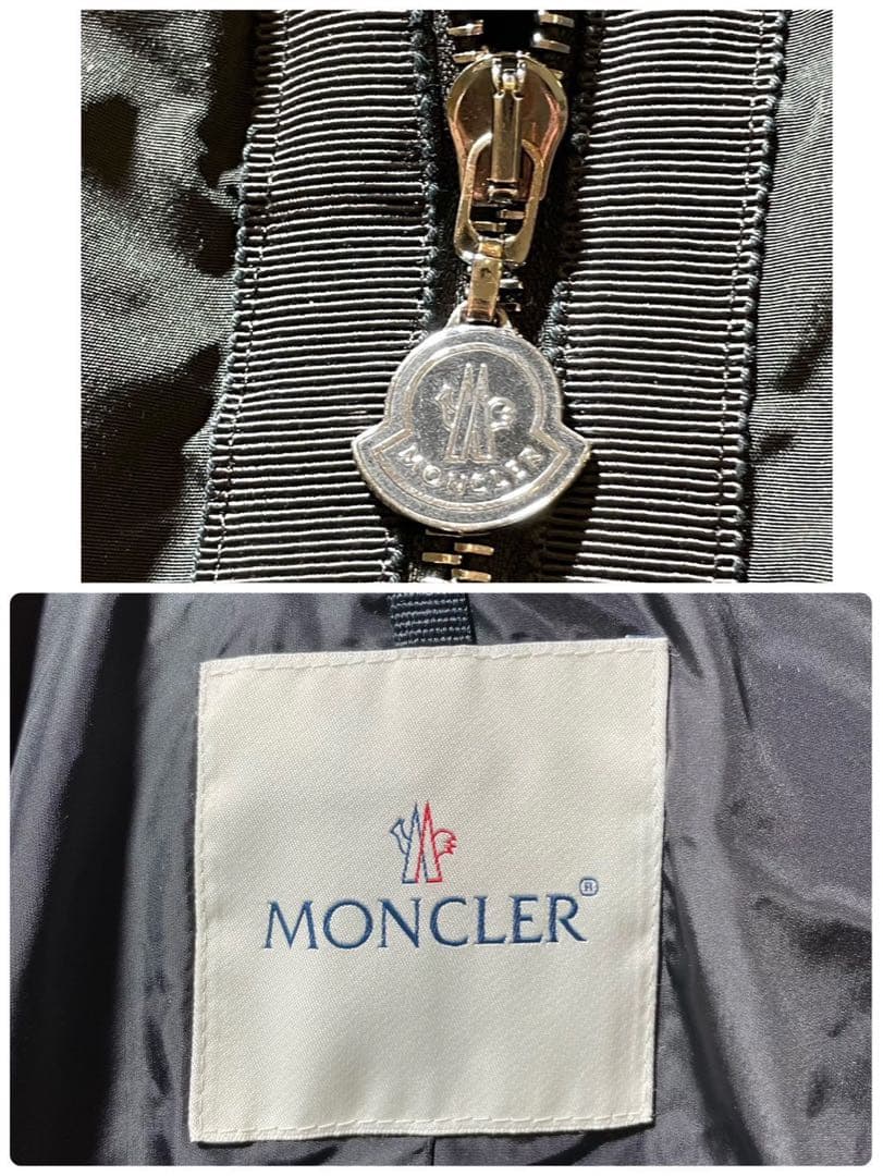 ①専用MONCLER モンクレール SAISSAC ロングダウンコート ブラック