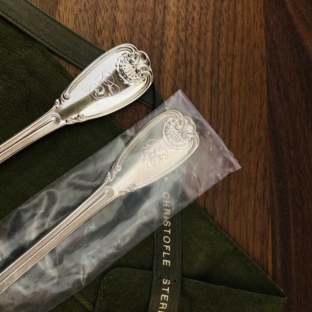 ★値下★クリストフル　銀　スターリングシルバー925 フォーク　2本