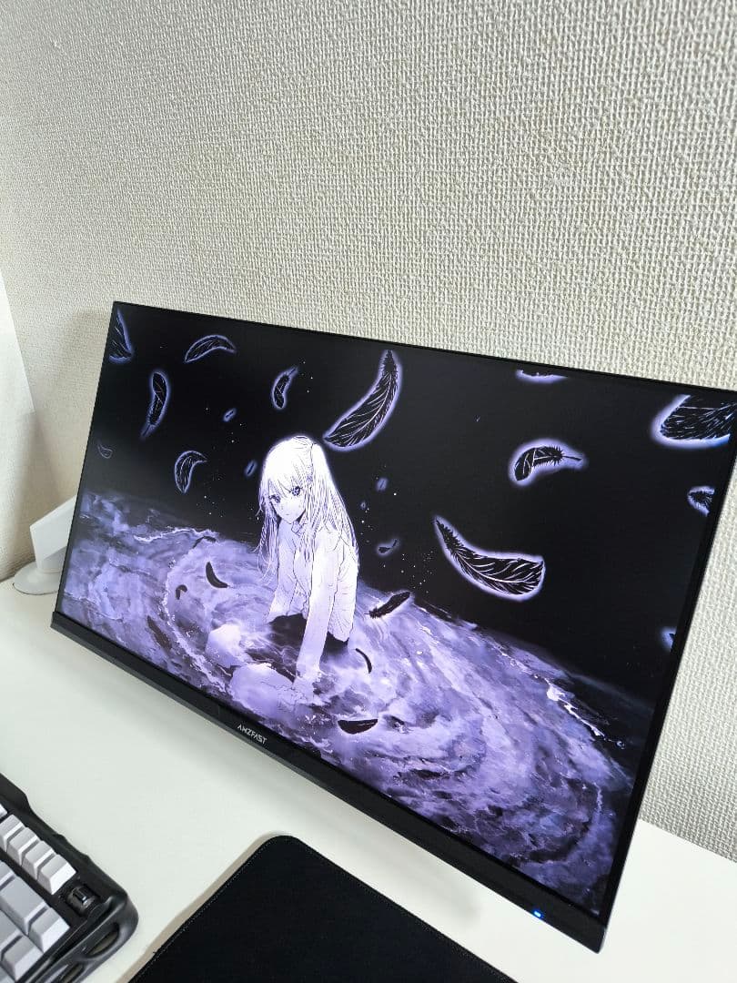 AMZFAST 24.5インチ 320hz フルHD ゲーミングモニター 白