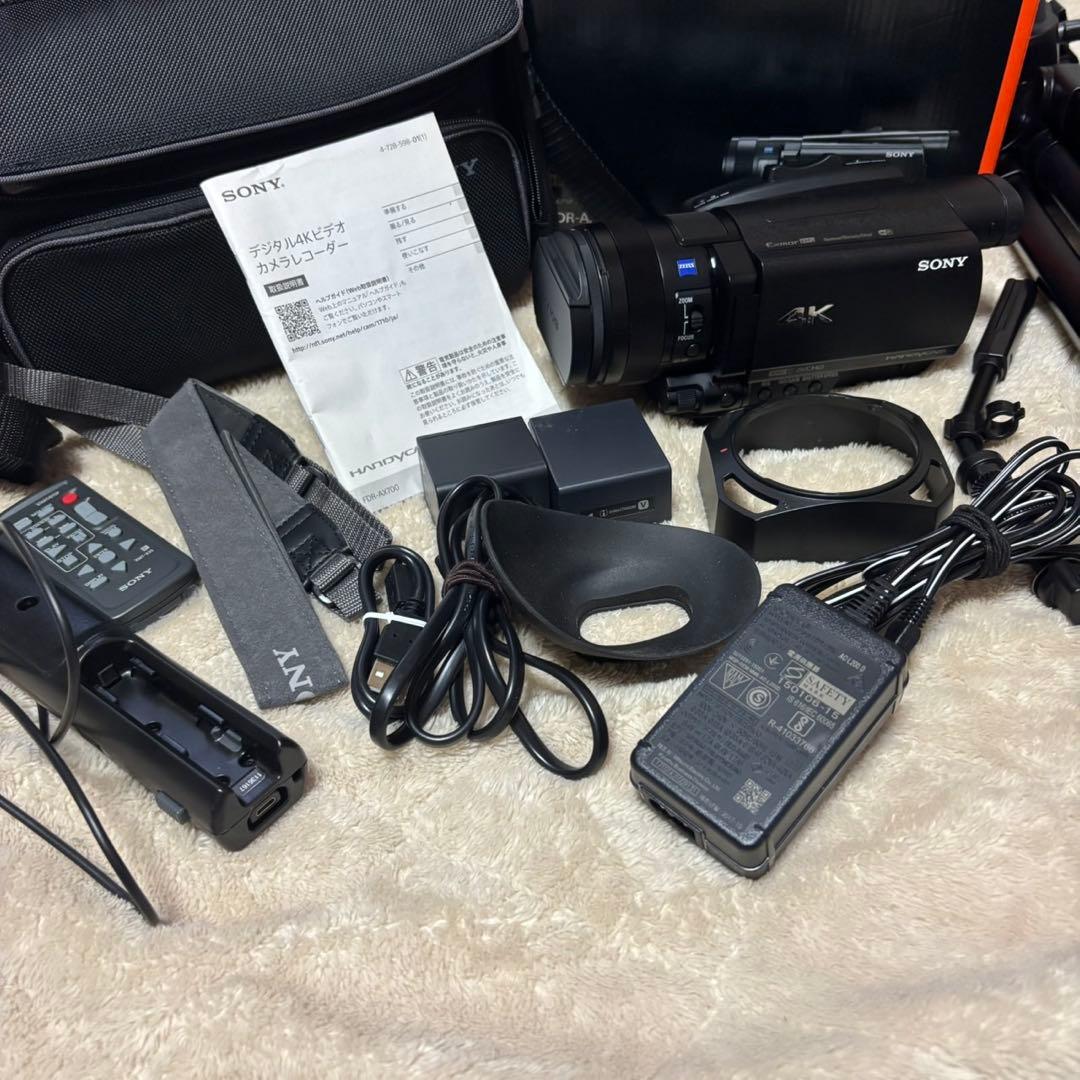 SONY FDR-AX700 4Kビデオカメラ本体
