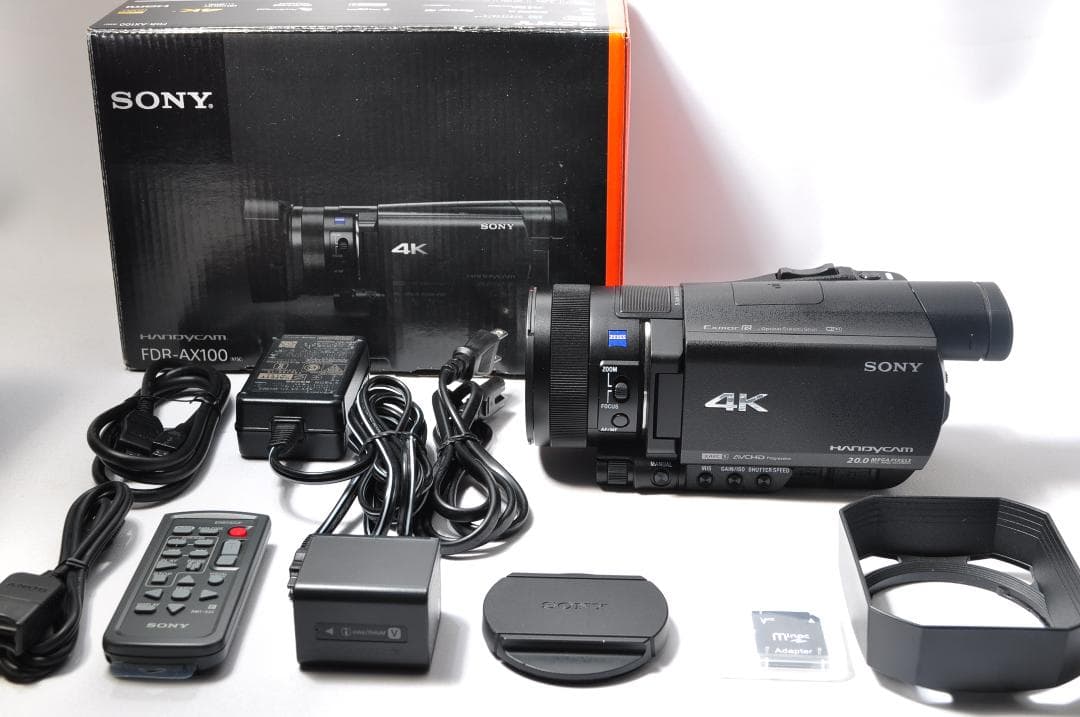 ❤️極美品❤️ソニー SONY FDR-AX100 4K 光学12倍❤️
