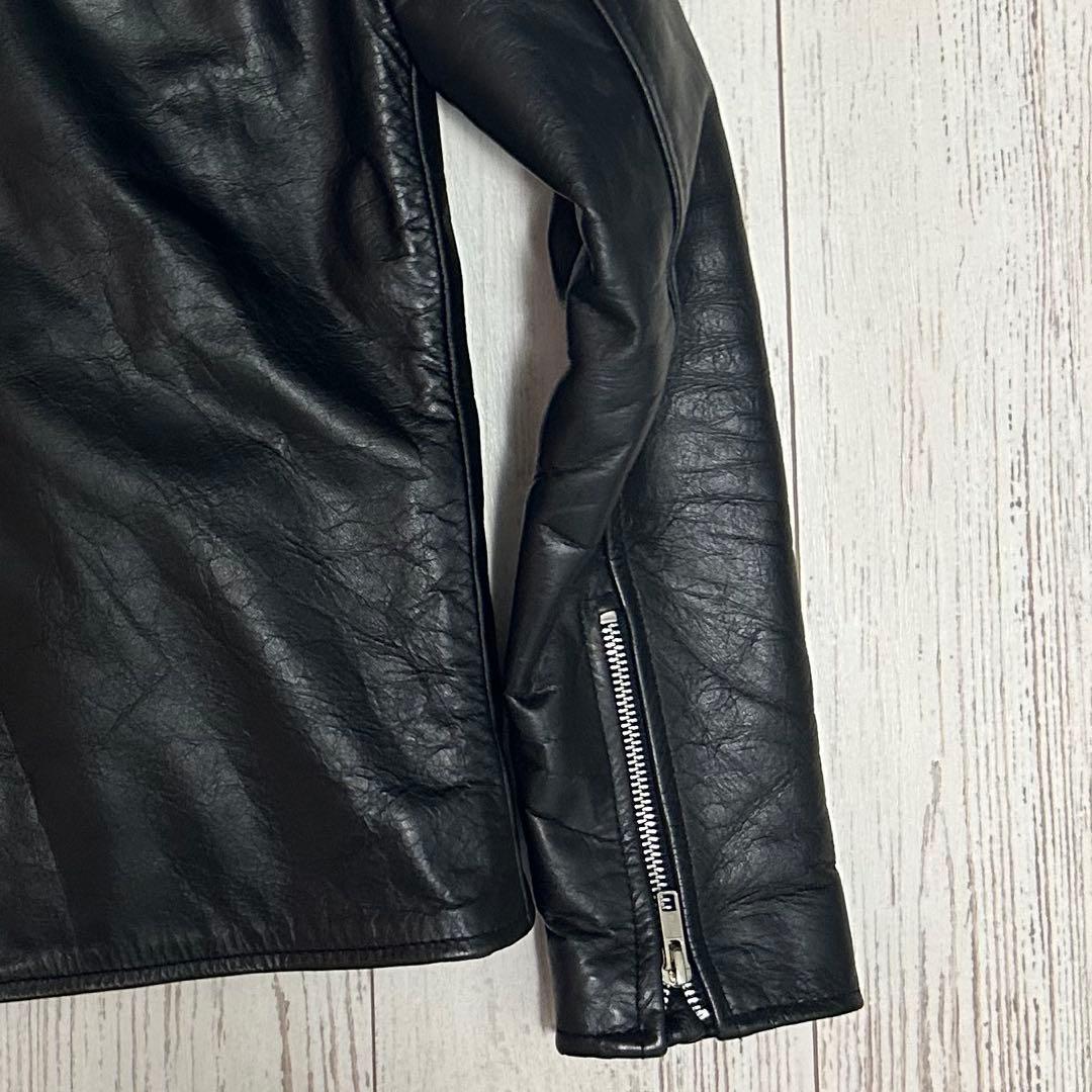 HORN WORKS シングルライダース バッファローレザー Mサイズ